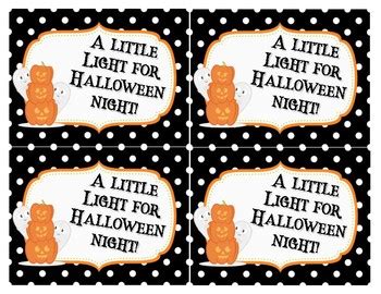 A Little Light For Halloween Night Free Printable